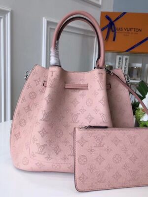 Louis Vuitton Replica Girolata Mahina Drawstring Bag M54401 Magnolia 2018