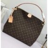 Louis Vuitton Replica Graceful Hobo MM Bag Monogram Canvas M43704 Beige 2018