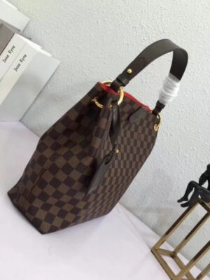 Louis Vuitton Replica Graceful Hobo PM Bag Damier Ebene Canvas N44044 2018