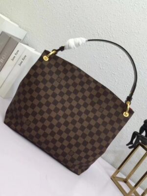 Louis Vuitton Replica Graceful Hobo PM Bag Damier Ebene Canvas N44044 2018