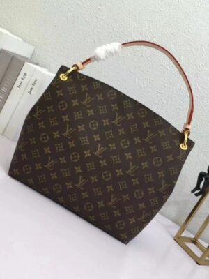 Louis Vuitton Replica Graceful Hobo PM Bag Monogram Canvas M43700 Pivoine 2018