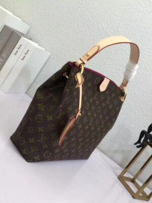 Louis Vuitton Replica Graceful Hobo PM Bag Monogram Canvas M43700 Pivoine 2018