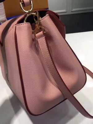 Louis Vuitton Replica Grained Calfskin Double V Handbag M54440 Rose Poudre 2017