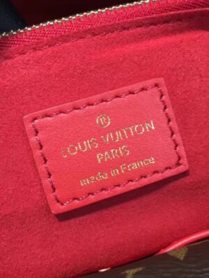 Louis Vuitton Replica Grained Calfskin Double V Handbag M54624 Rubis 2017