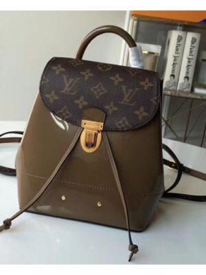 Louis Vuitton Replica Hot Springs Mini Backpack Bag Bronze 2018