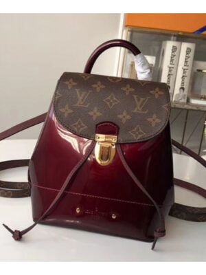 Louis Vuitton Replica Hot Springs Mini Backpack Bag Burgundy 2018