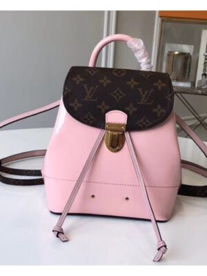 Louis Vuitton Replica Hot Springs Mini Backpack Bag Pink 2018