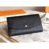 Louis Vuitton Replica Iris Wallet in Mahina Leather M60143 Black