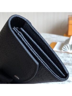 Louis Vuitton Replica Iris Wallet in Mahina Leather M60143 Black