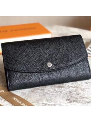 Louis Vuitton Replica Iris Wallet in Mahina Leather M60143 Black