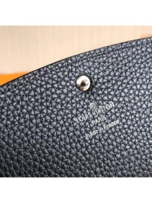 Louis Vuitton Replica Iris Wallet in Mahina Leather M60143 Black