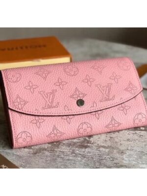 Louis Vuitton Replica Iris Wallet in Mahina Leather M60145 Pink