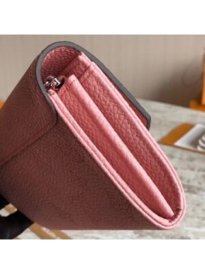 Louis Vuitton Replica Iris Wallet in Mahina Leather M60145 Pink