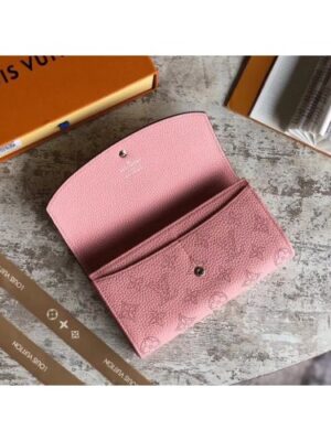 Louis Vuitton Replica Iris Wallet in Mahina Leather M60145 Pink