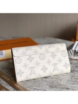 Louis Vuitton Replica Iris Wallet in Mahina Leather M60177 White