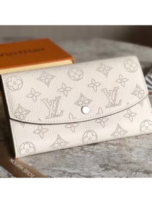 Louis Vuitton Replica Iris Wallet in Mahina Leather M60177 White