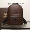 Louis Vuitton Replica Josh Backpack Bag M41530 Monogram Macassar Canvas 2016(75505)