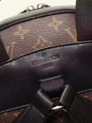 Louis Vuitton Replica Josh Backpack Bag M41530 Monogram Macassar Canvas 2016(75505)