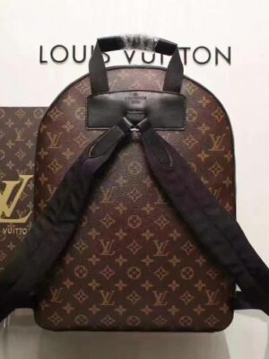 Louis Vuitton Replica Josh Backpack Bag M41530 Monogram Macassar Canvas 2016(75505)