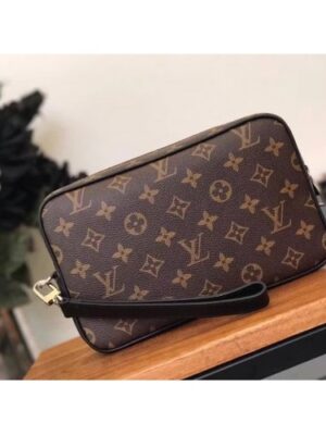 Louis Vuitton Replica Kasai Clutch M42838 Monogram Macassar Canvas