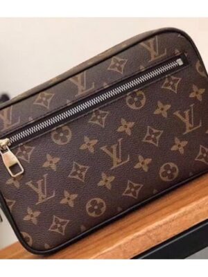 Louis Vuitton Replica Kasai Clutch M42838 Monogram Macassar Canvas