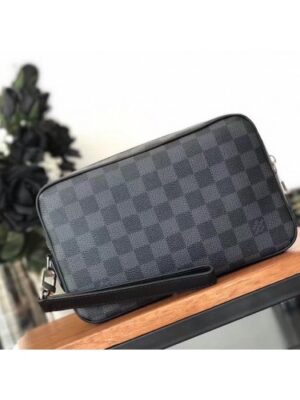 Louis Vuitton Replica Kasai Clutch N41664 Damier Graphite Canvas