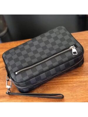 Louis Vuitton Replica Kasai Clutch N41664 Damier Graphite Canvas