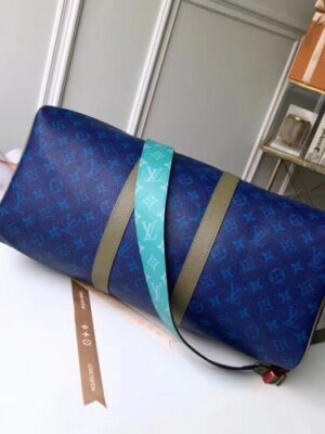 Louis Vuitton Replica Keepall 45 Bag Monogram Blue Canvas M43855 2018