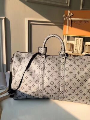 Louis Vuitton Replica Keepall 45 Bag Monogram SiLV Replicaer Canvas 2018