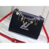 Louis Vuitton Replica LV Replica Love Lock Charms Epi Leather Twist MM Bag M52894 Noir 2019