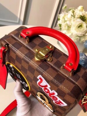 Louis Vuitton Replica LV Replica Stories Box Top Handle Bag N40048 Damier Ebene Canvas 2018