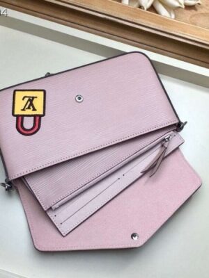 Louis Vuitton Replica LV Replica Stories Epi Leather Pochette Félicie Bag M63726 Pink 2019