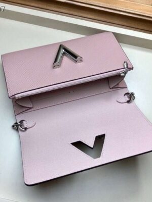 Louis Vuitton Replica LV Replica Stories Epi Leather Twist Chain Wallet M63320 Pink 2019