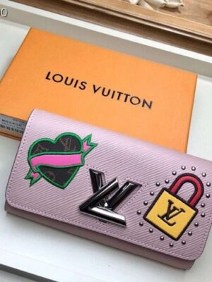 Louis Vuitton Replica LV Replica Stories Epi Leather Twist Wallet M63456 Pink 2019