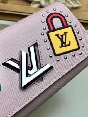 Louis Vuitton Replica LV Replica Stories Epi Leather Twist Wallet M63456 Pink 2019