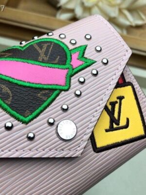 Louis Vuitton Replica LV Replica Stories Epi Leather Victorine Wallet M63325 Pink 2019