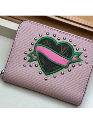 Louis Vuitton Replica LV Replica Stories Epi Leather Zippy Coin Purse M63723 Rose Ballerine 2019