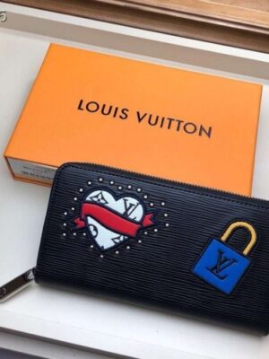 Louis Vuitton Replica LV Replica Stories Epi Leather Zippy Wallet M63376 Noir 2019