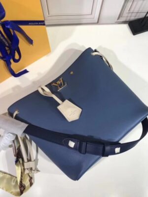 Louis Vuitton Replica Lockme Bucket M51413 Blue 2018