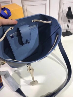 Louis Vuitton Replica Lockme Bucket M51413 Blue 2018