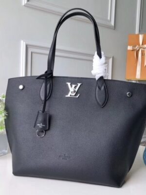 Louis Vuitton Replica Lockme Cabas Tote M55028 Black 2018