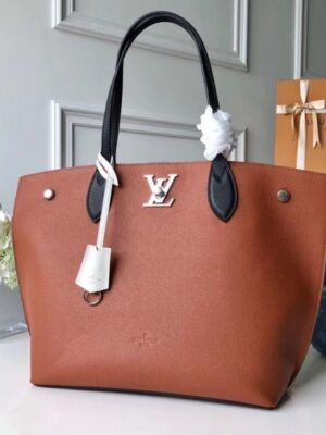 Louis Vuitton Replica Lockme Cabas Tote M55028 Brown 2018