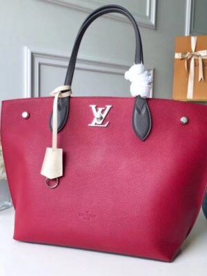 Louis Vuitton Replica Lockme Cabas Tote M55028 Red 2018