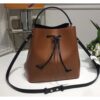 Louis Vuitton Replica Lockme Epi Bucket Bag M54680 Caramel/Black 2017
