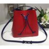 Louis Vuitton Replica Lockme Epi Bucket Bag M54680 Redl/Blue 2017