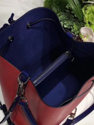 Louis Vuitton Replica Lockme Epi Bucket Bag M54680 Redl/Blue 2017