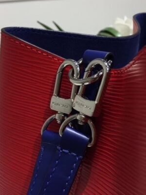 Louis Vuitton Replica Lockme Epi Bucket Bag M54680 Redl/Blue 2017