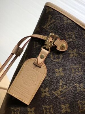 Louis Vuitton Replica Logo Print Monogram Canvas Neverfull MM Tote Bag 2019