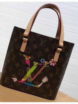 Louis Vuitton Replica Logo Print Monogram Canvas Shoppint Tote Bag 2019