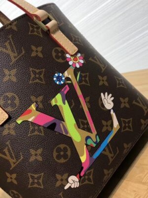 Louis Vuitton Replica Logo Print Monogram Canvas Shoppint Tote Bag 2019